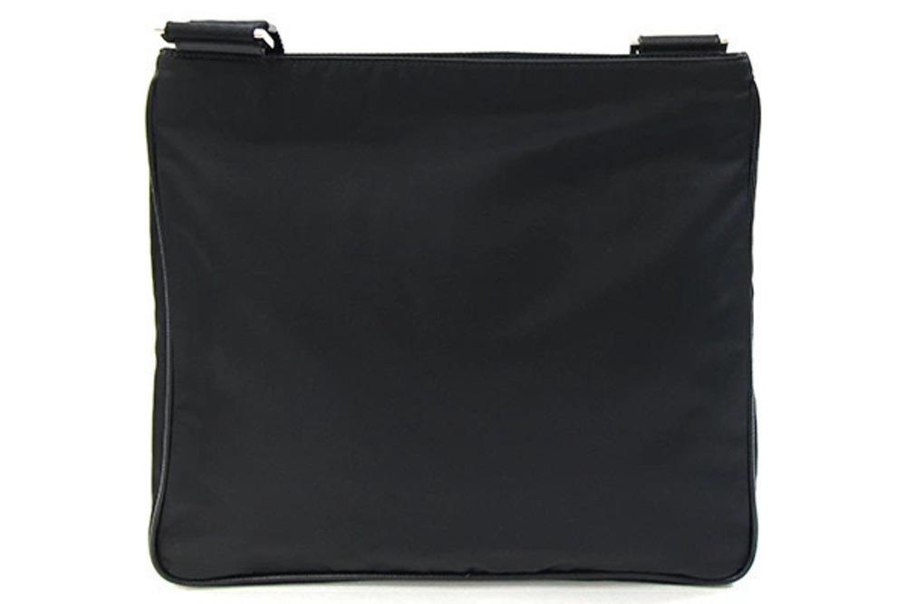 Prada Shoulder Handbag Crossbody Leather Black Bag Black